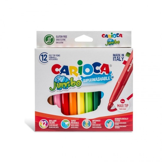 ΜΑΡΚΑΔΟΡΟΙ CARIOCA JUMBO /12 40569 ΜΑΡΚΑΔΟΡΟΙ CARIOCA JUMBO /12 40569